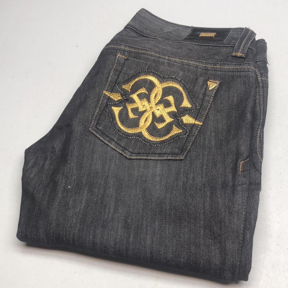 LIKE NEW GUESS PREMIUM DAREDEVIL BOOTCUT JEANS 30x34 MADE IN USA ⭐